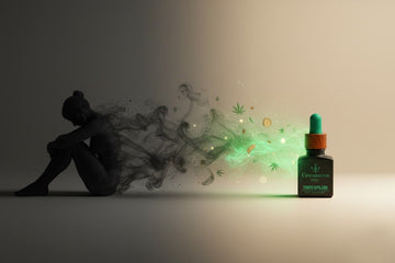 CBD aliejus padedantis kovoti su depresija ir emocine įtampa – kanapių ekstrakto poveikis nuotaikai ir psichinei sveikatai.