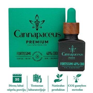 Cannapaceus Fortissimi - CBD aliejus 40%