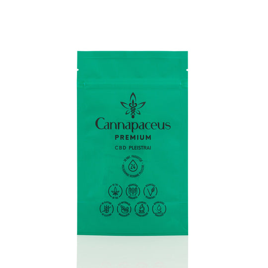 Cannapaceus CBD pleistrai, 24 mg CBD kiekviename pleistre. Unikalūs CBD produktai - pleistrai nuo skausmo. 